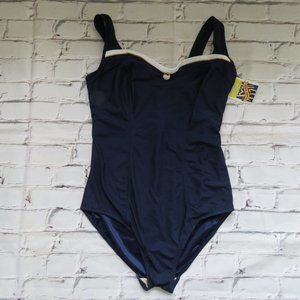 New Christina One Piece Nautical Style Bathing Suit